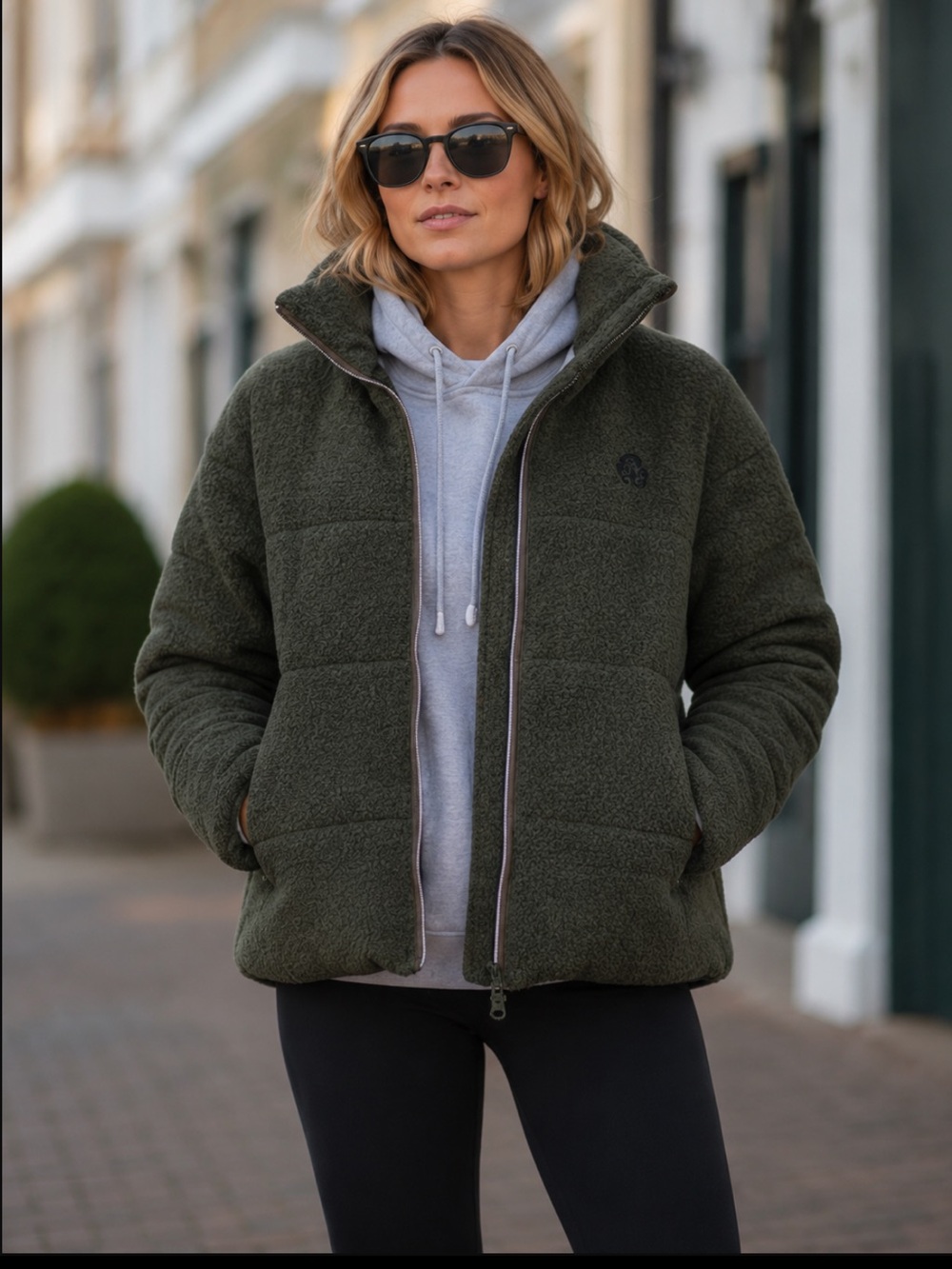 NWT Four Laps Women’s Down Filled Reversible Sherpa Puffer Jacket Winter‎ Warm